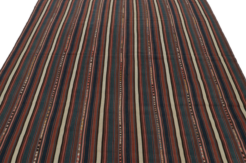 Vintage Afghani Tribal Kilim Square Rug