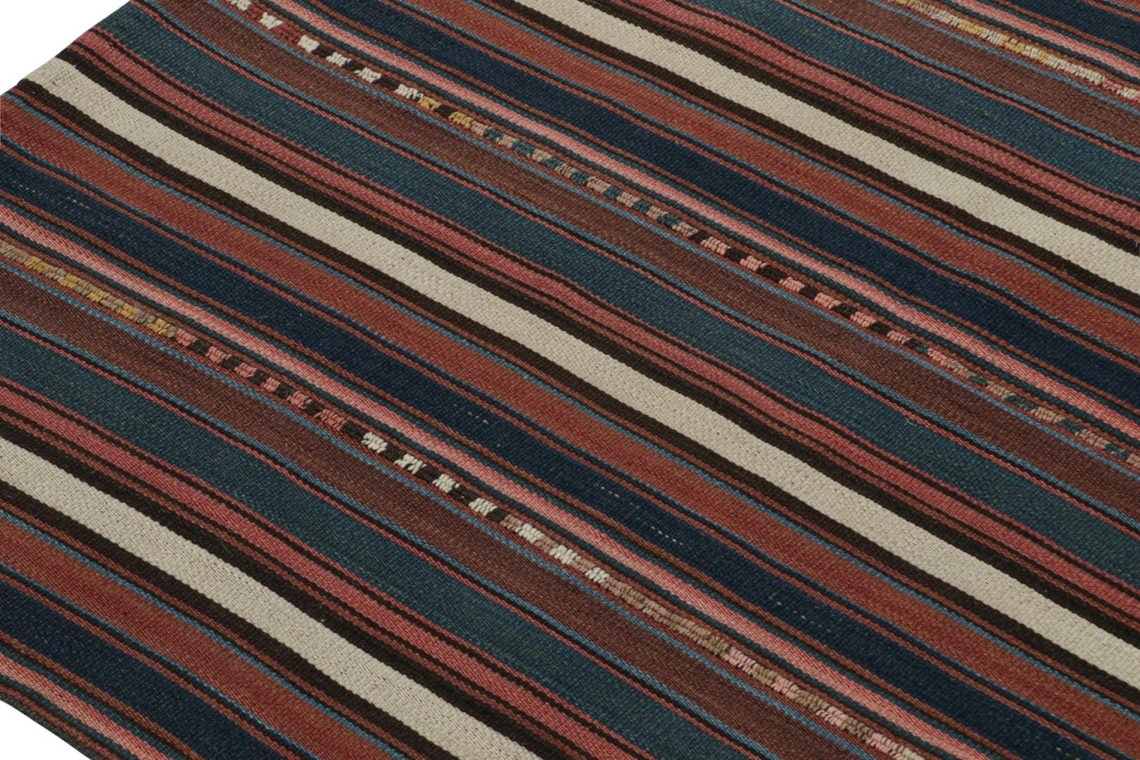 Vintage Afghani Tribal Kilim Square Rug