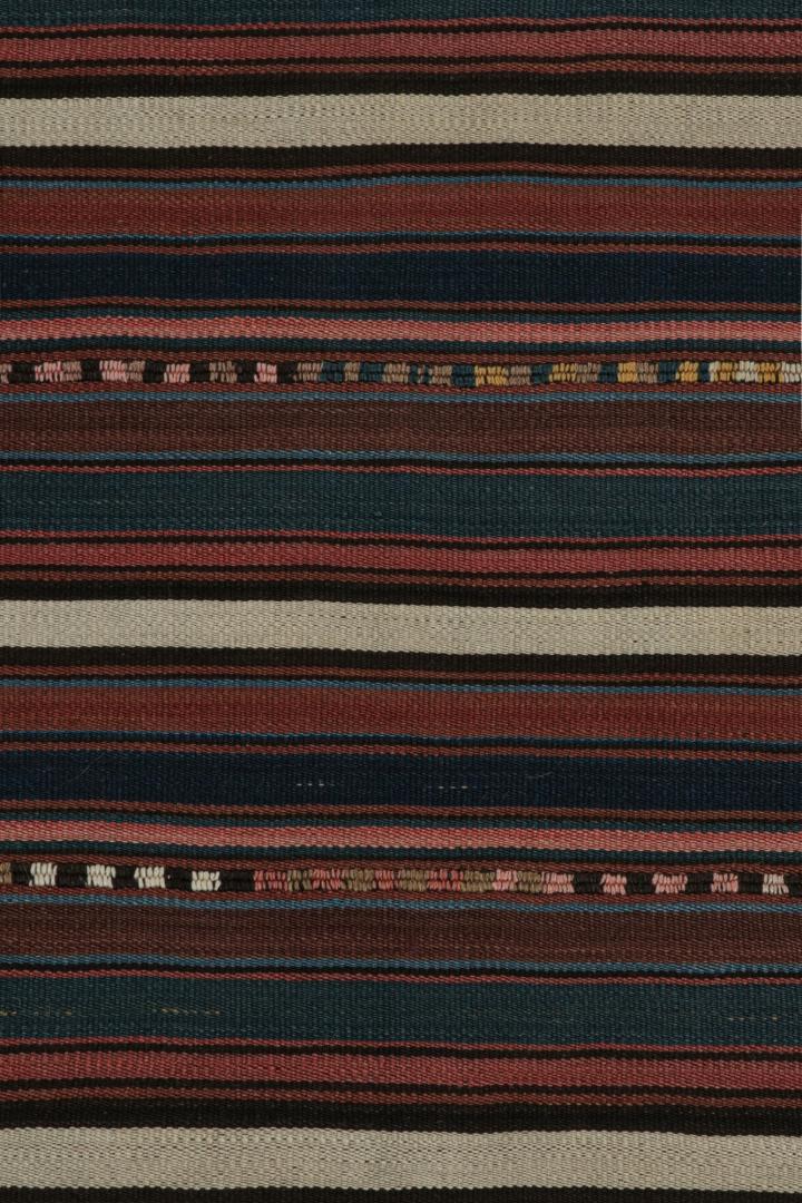 Vintage Afghani Tribal Kilim Square Rug