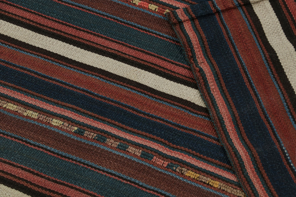 Vintage Afghani Tribal Kilim Square Rug