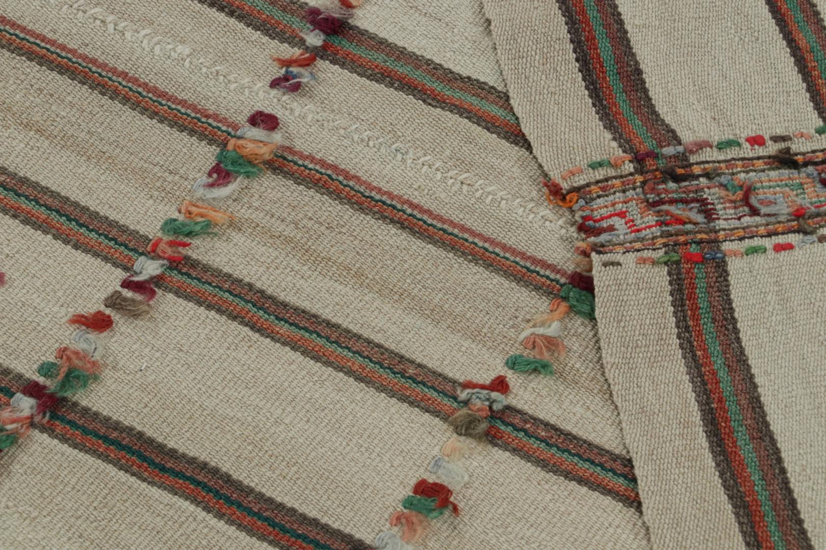 Vintage Afghani tribal Kilim Rug