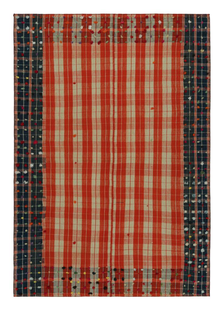 Vintage Afghan tribal Kilim rug