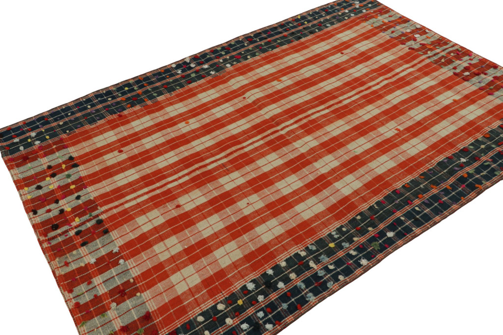 Vintage Afghan tribal Kilim rug