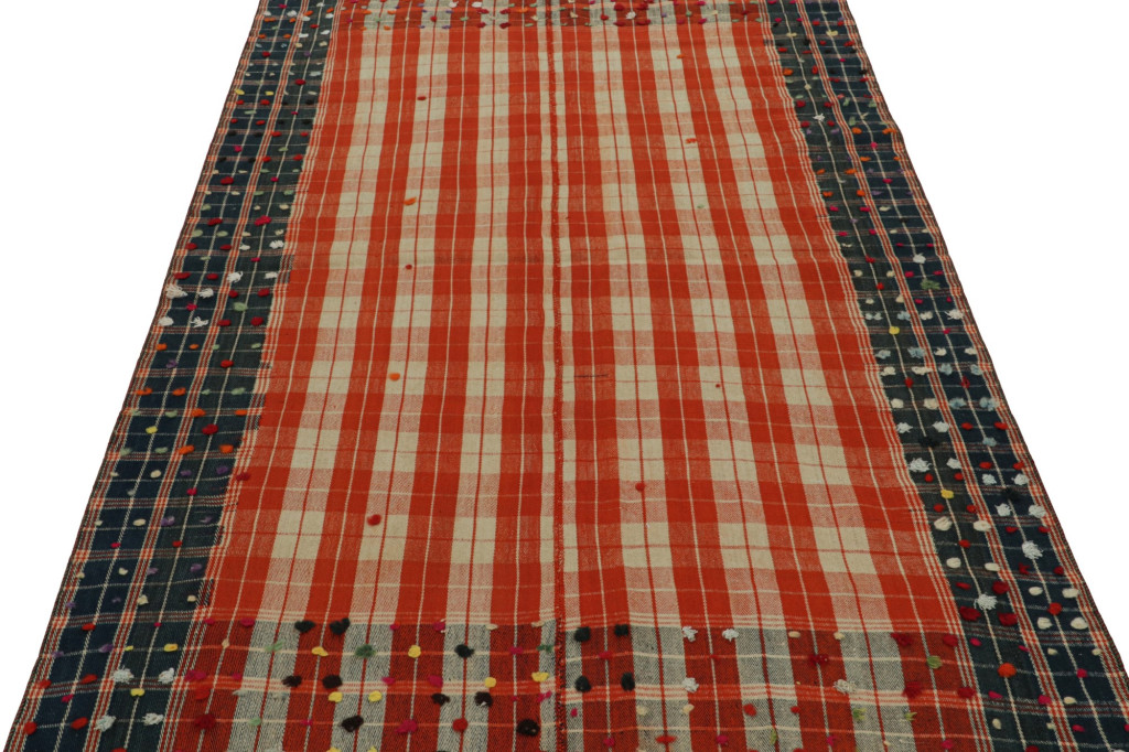 Vintage Afghan tribal Kilim rug