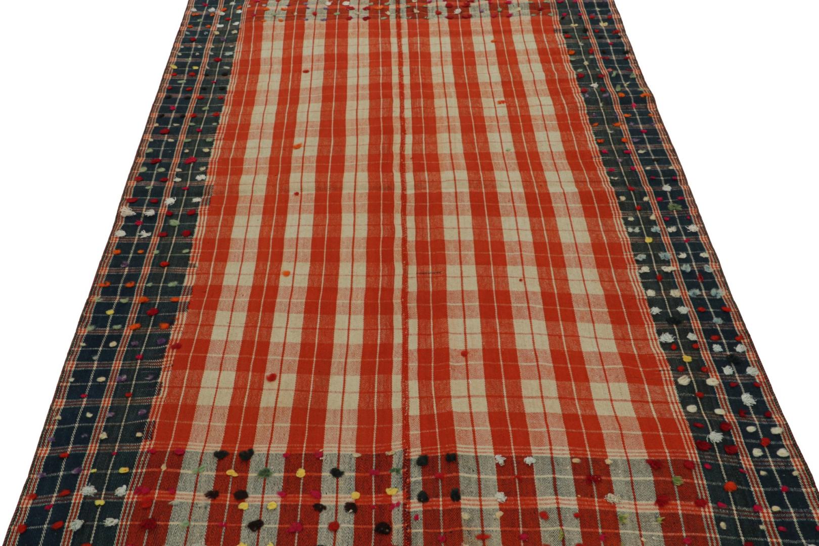 Vintage Afghan tribal Kilim rug