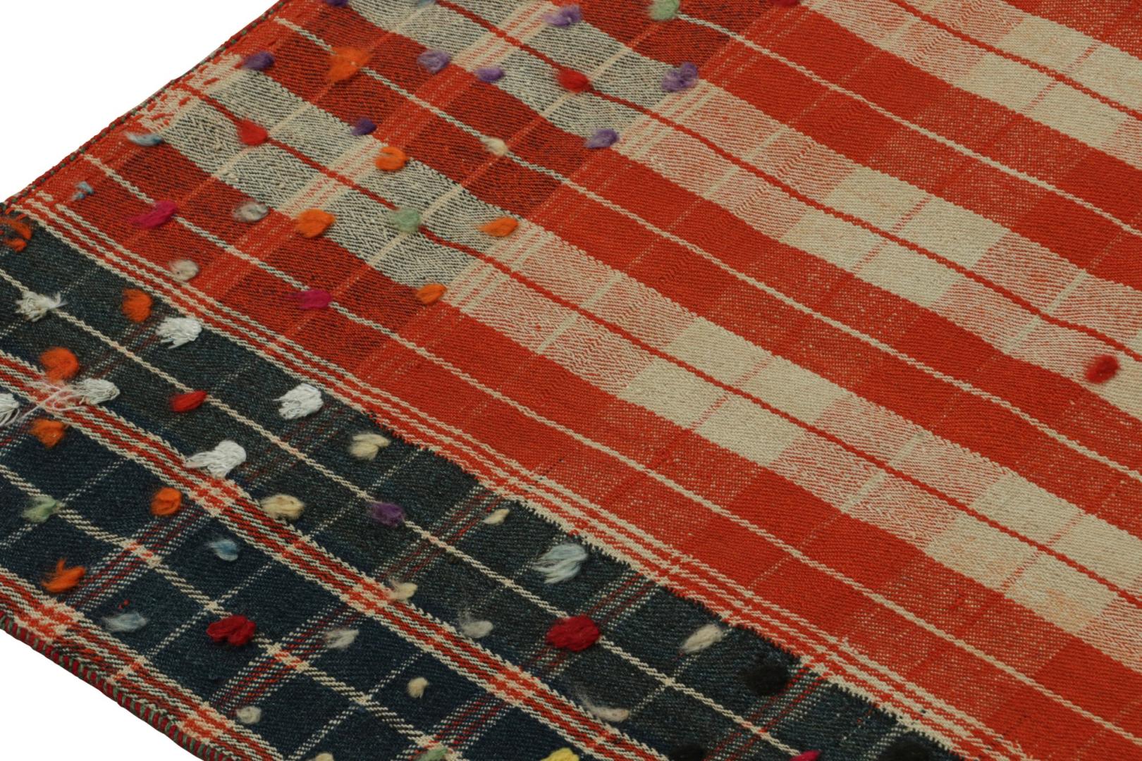 Vintage Afghan tribal Kilim rug