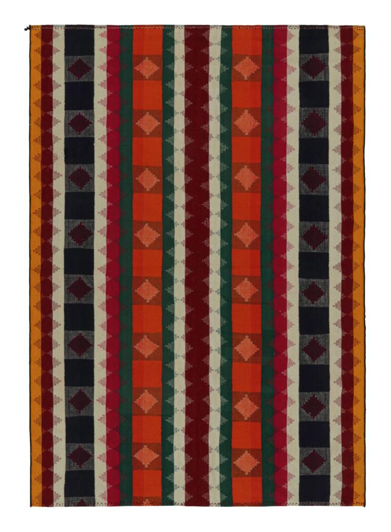 Vintage Afghani Tribal Kilim runner rug