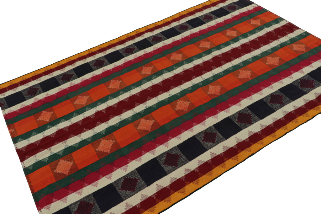 Vintage Afghani Tribal Kilim runner rug