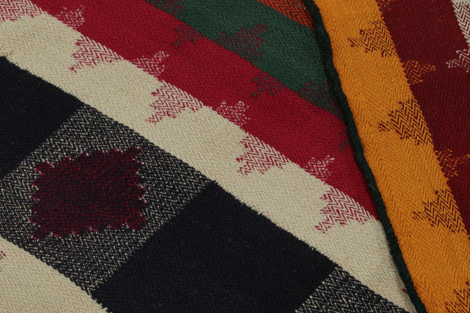 Vintage Afghani Tribal Kilim runner rug