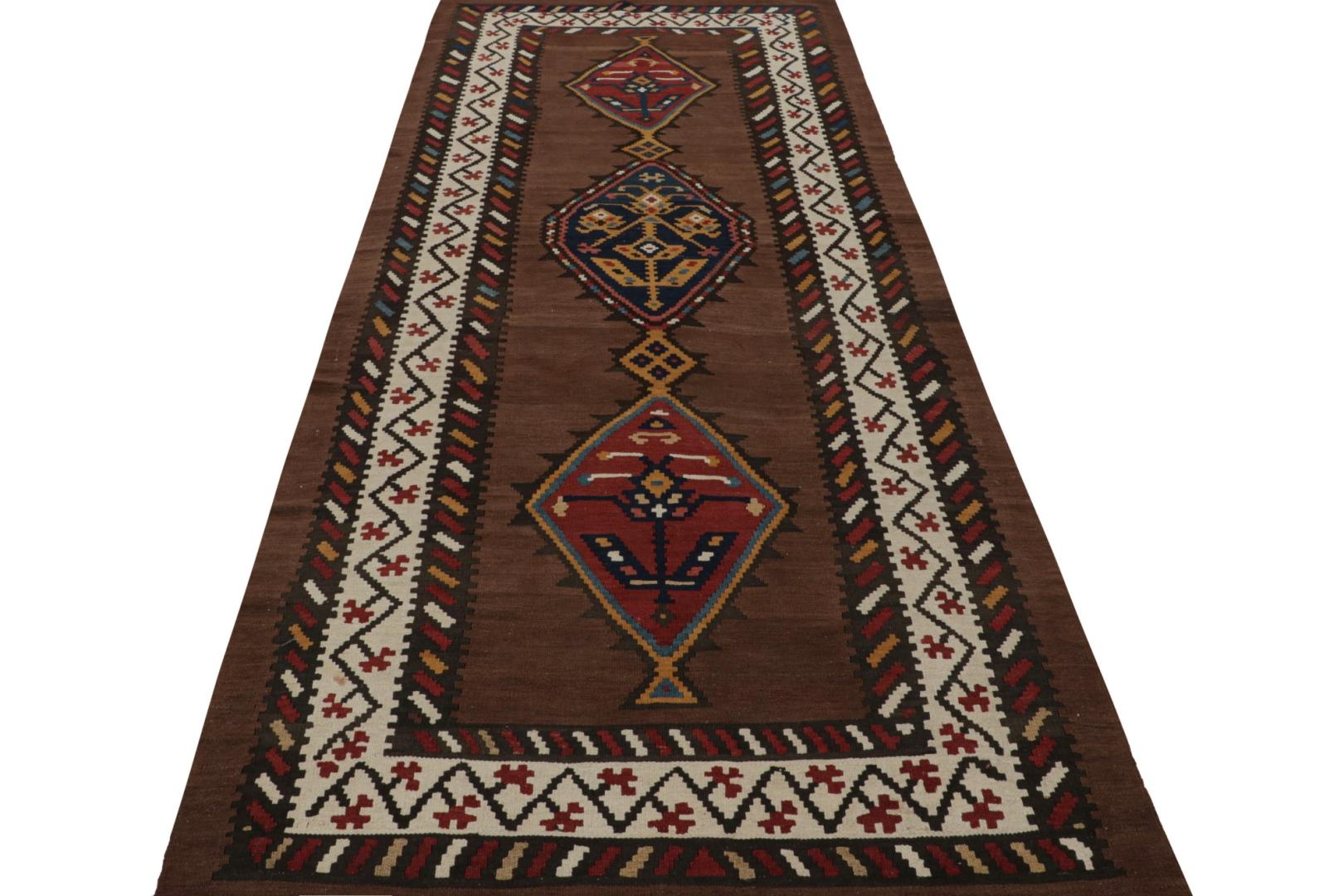 Vintage Persian tribal Kilim Runner rug