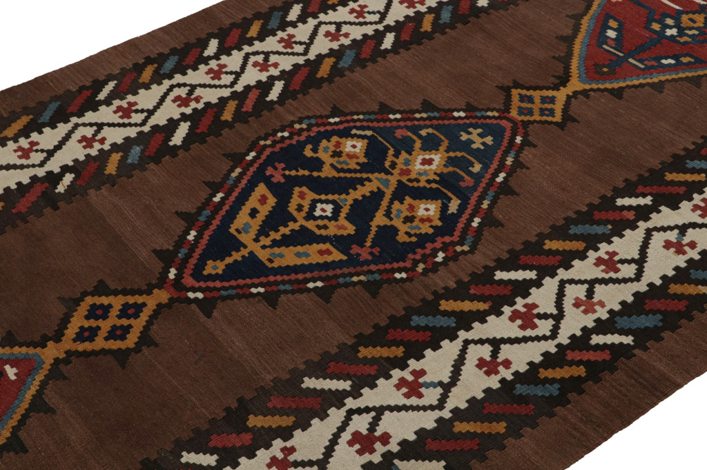 Vintage Persian tribal Kilim Runner rug
