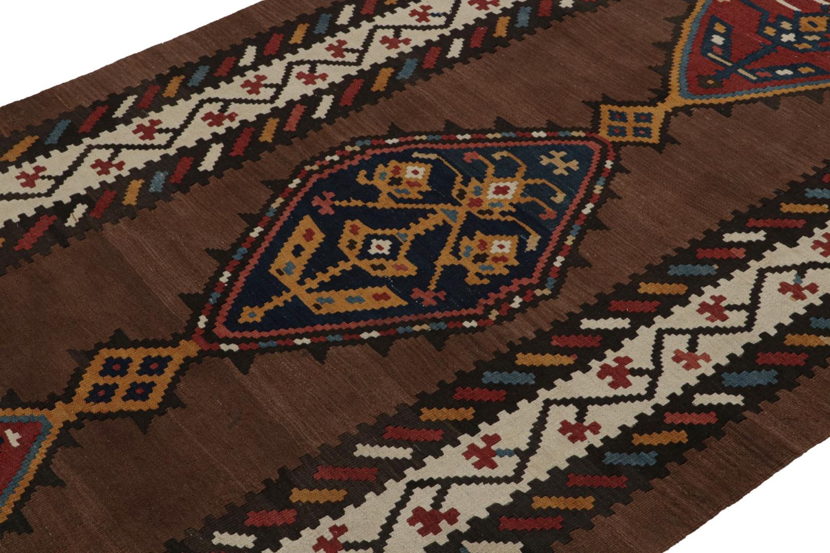 Vintage Persian tribal Kilim Runner rug