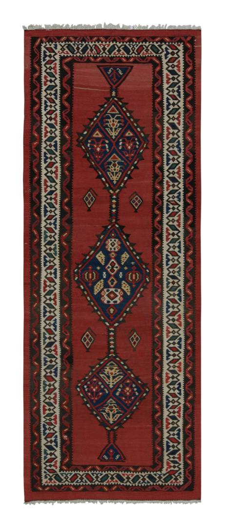 Vintage Persian tribal Kilim Runner rug