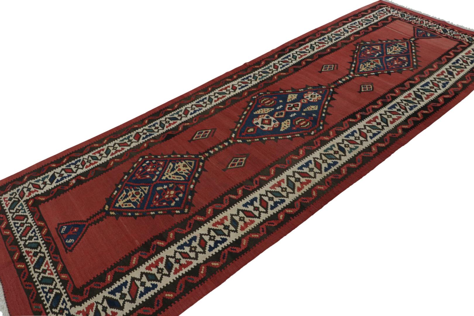 Vintage Persian tribal Kilim Runner rug