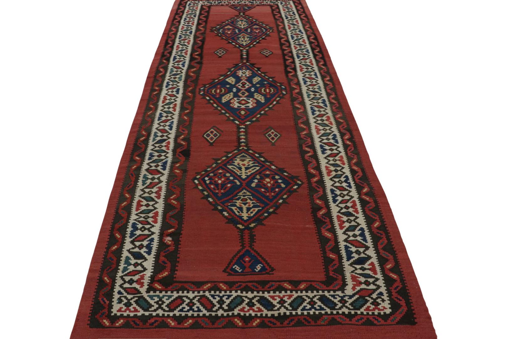Vintage Persian tribal Kilim Runner rug