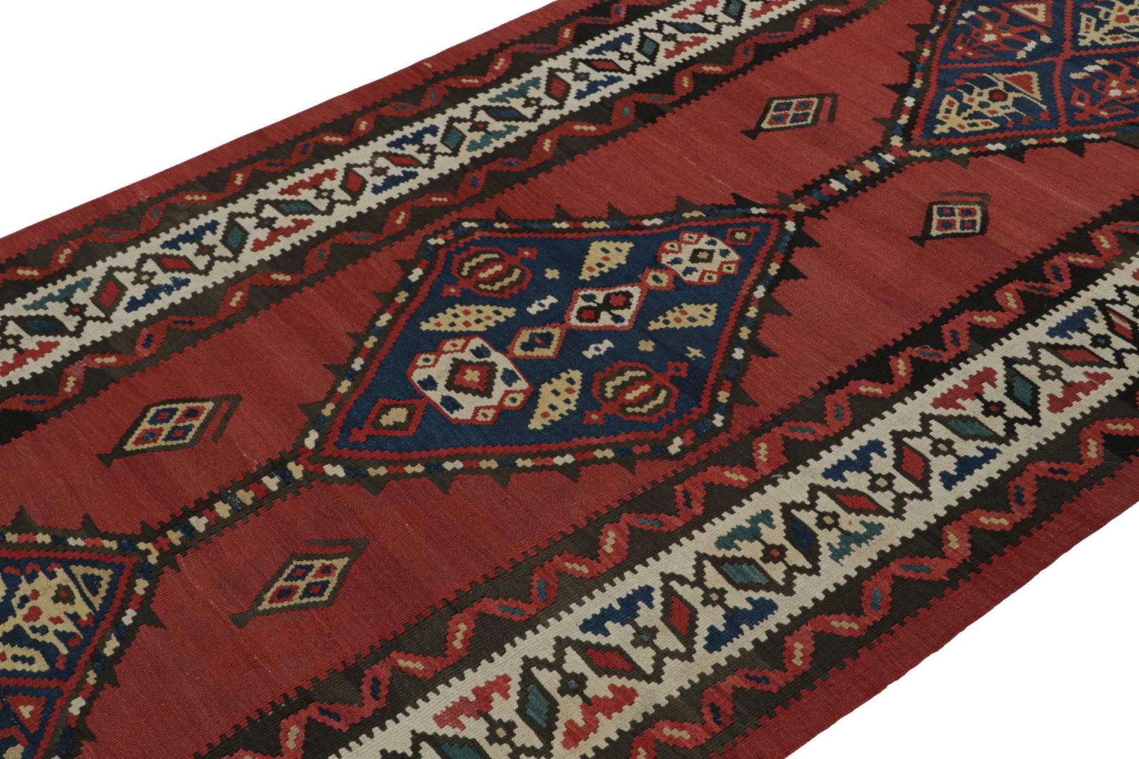 Vintage Persian tribal Kilim Runner rug