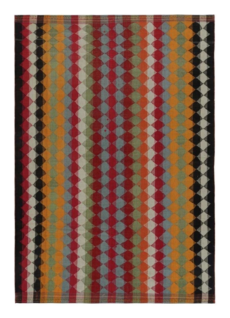 Vintage tribal Afghan Kilim rug
