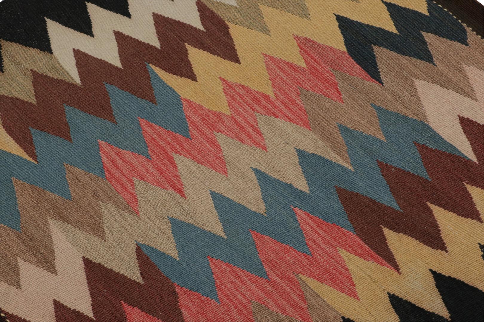 Vintage Persian Sofreh Kilim and Square Rug