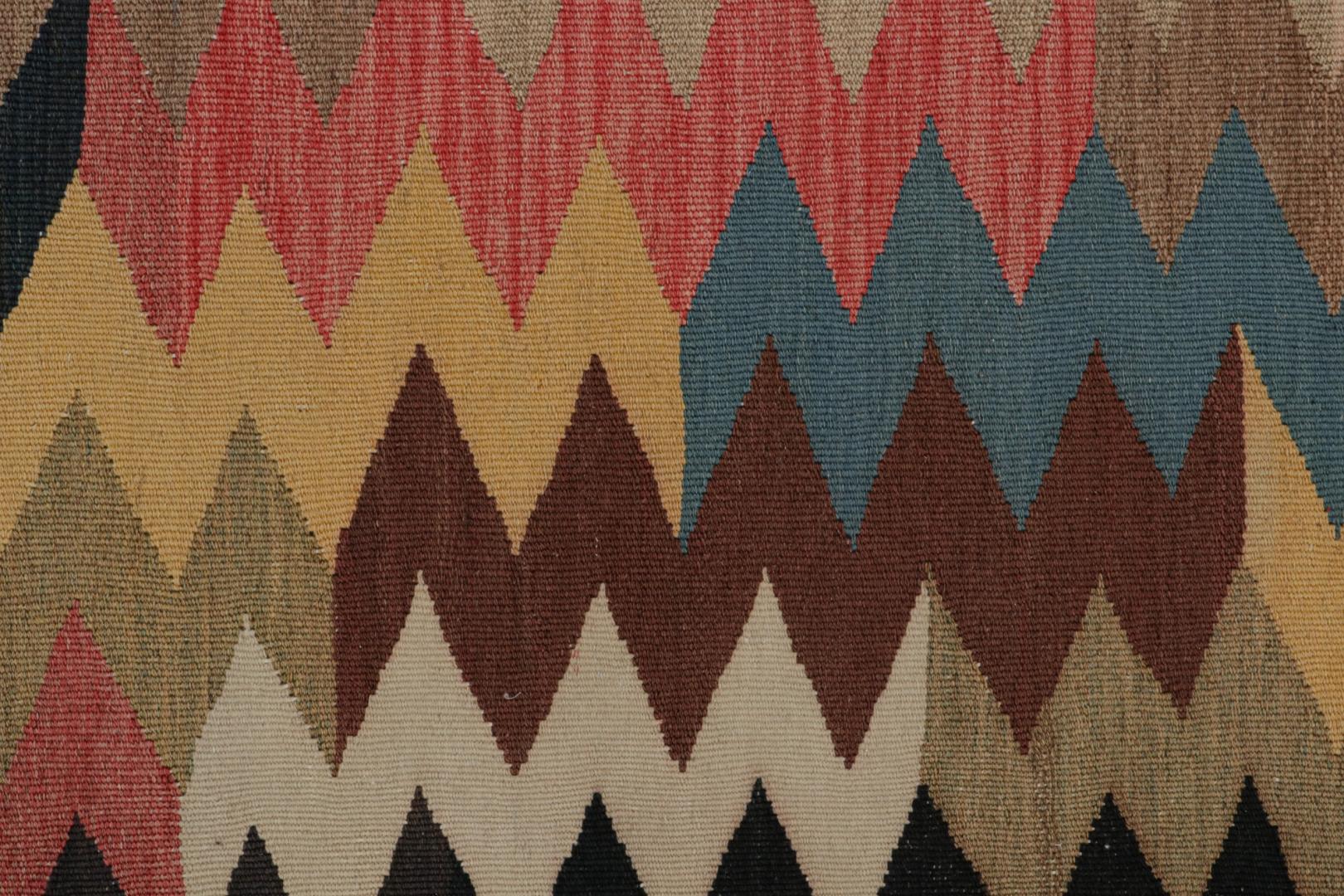 Vintage Persian Sofreh Kilim and Square Rug