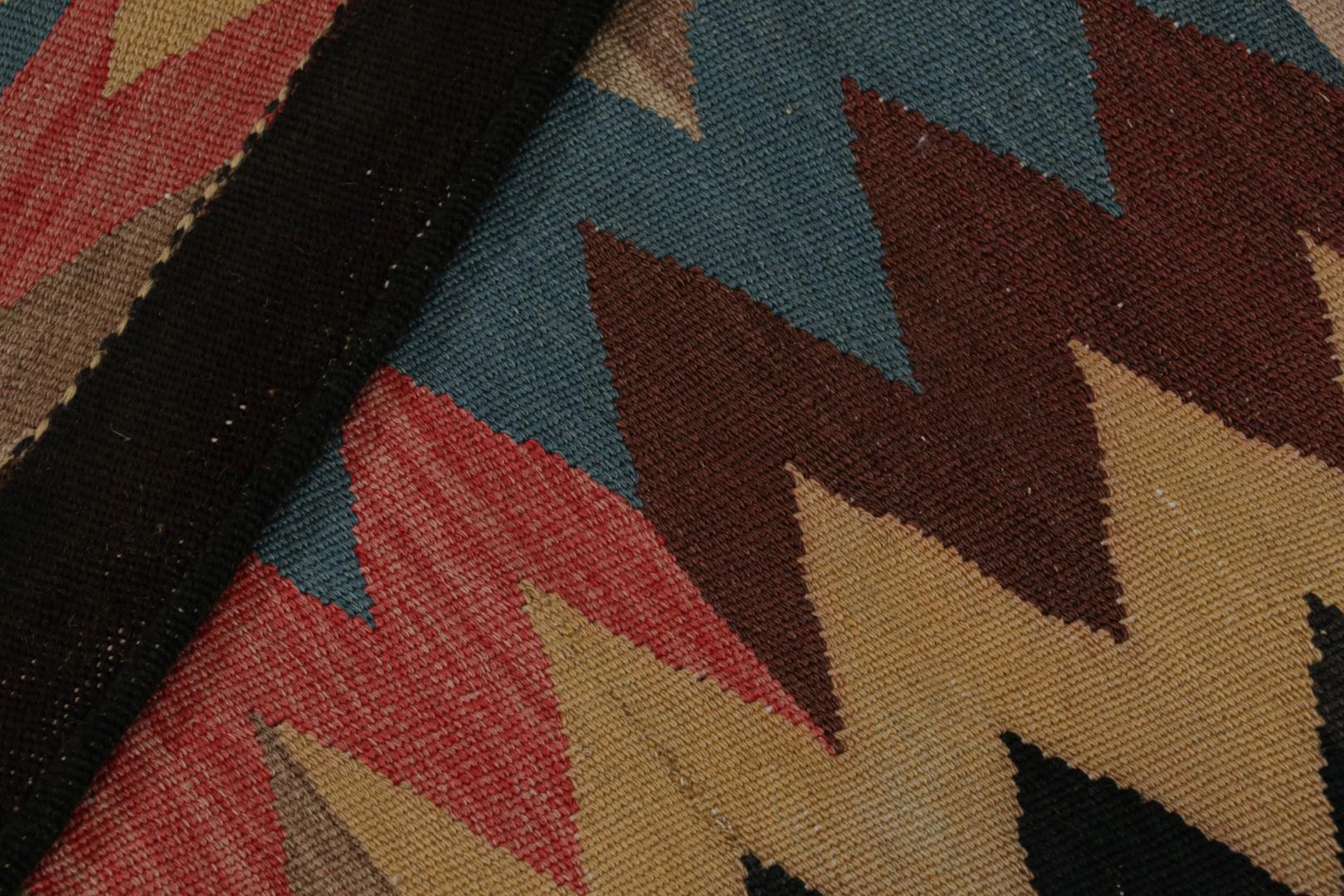 Vintage Persian Sofreh Kilim and Square Rug