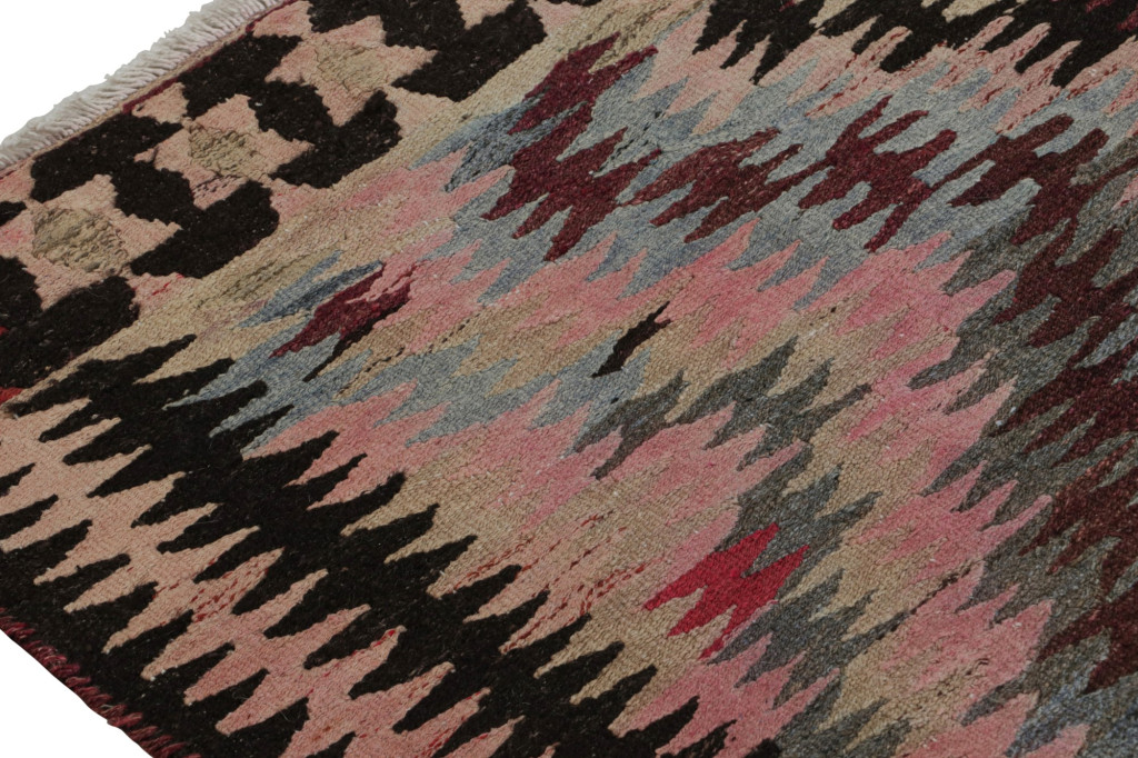 Vintage Afghani Tribal Kilim with Geometric Patterns