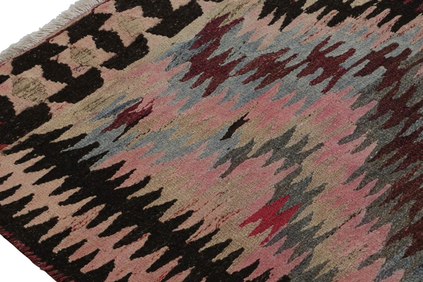 Vintage Afghani Tribal Kilim with Geometric Patterns
