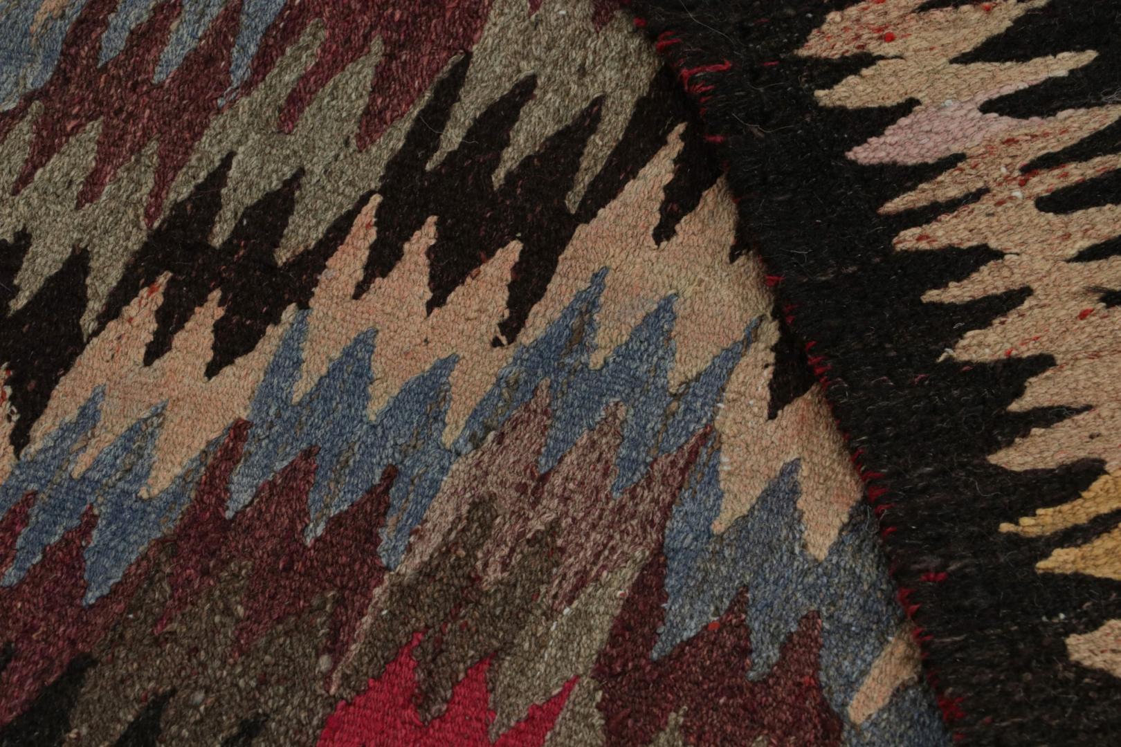 Vintage Afghani Tribal Kilim with Geometric Patterns