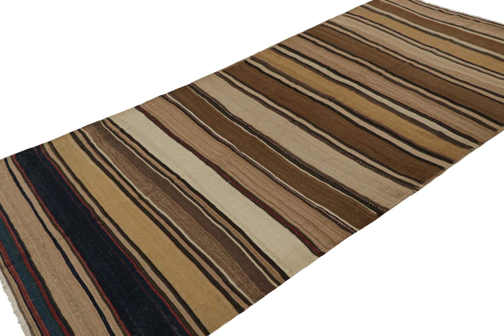 Vintage Afghani tribal Kilim rug