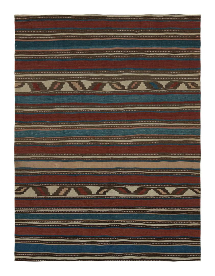 Afghan Tribal Kilim Rug in Red