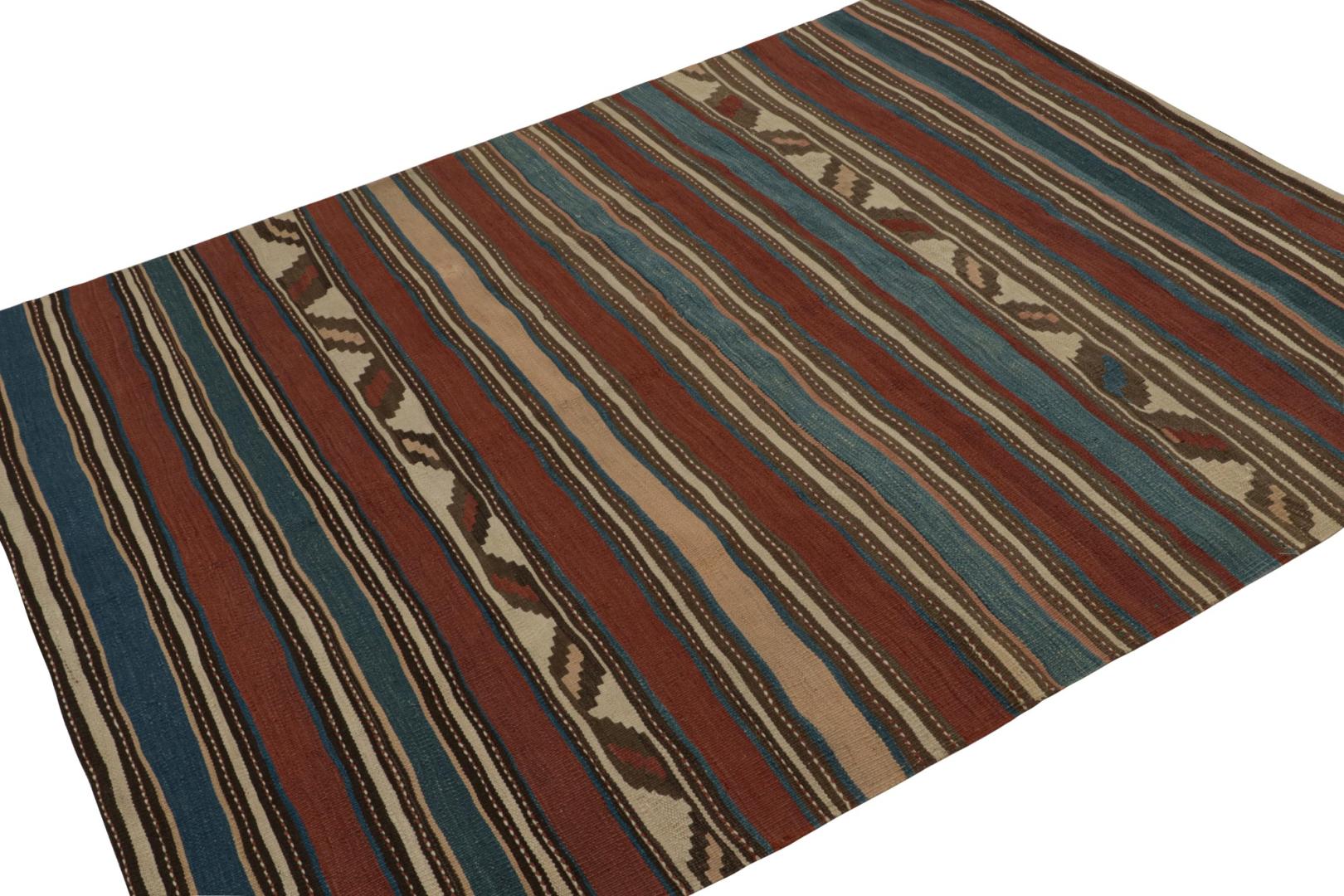 Afghan Tribal Kilim Rug in Red