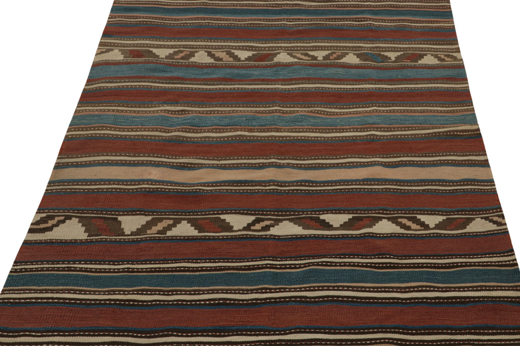 Afghan Tribal Kilim Rug in Red