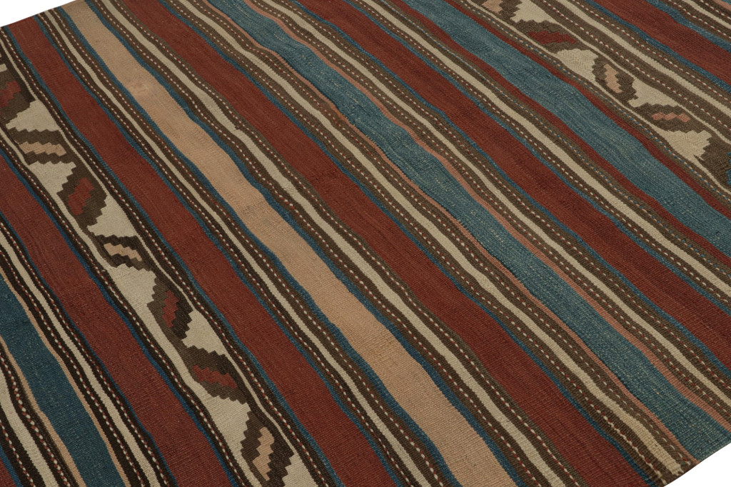 Afghan Tribal Kilim Rug in Red