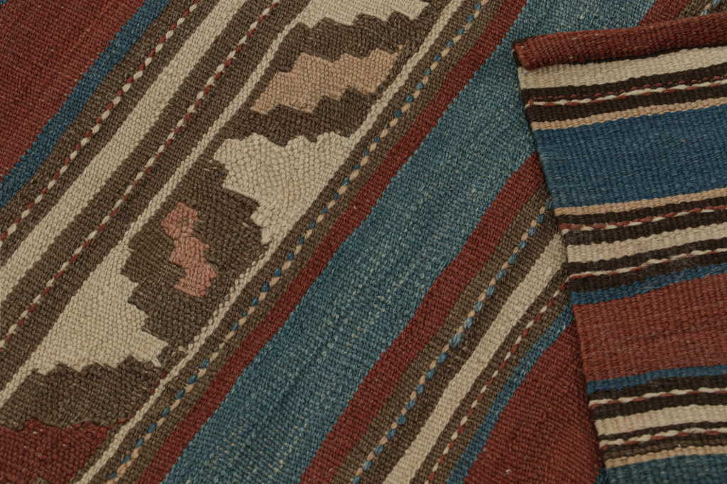Afghan Tribal Kilim Rug in Red