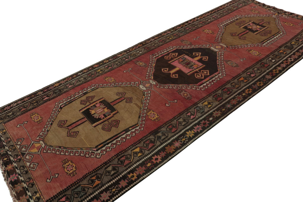 Vintage Afghani tribal Kilim rug
