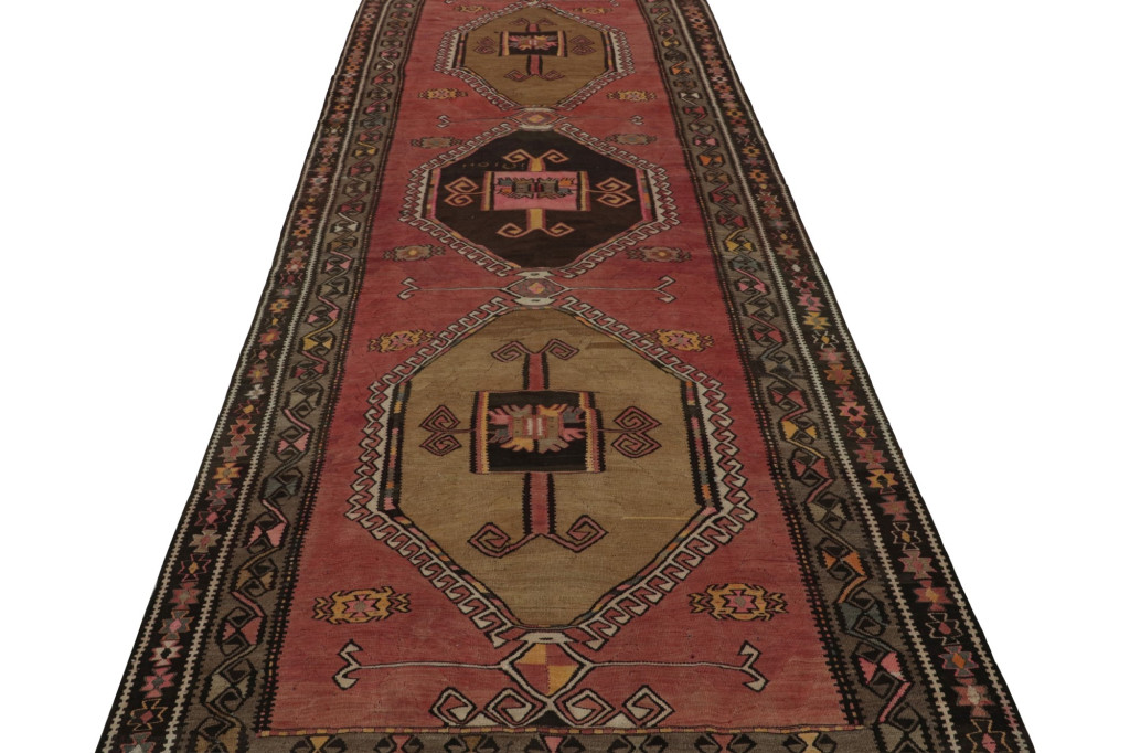 Vintage Afghani tribal Kilim rug