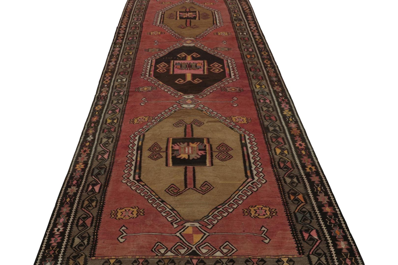 Vintage Afghani tribal Kilim rug