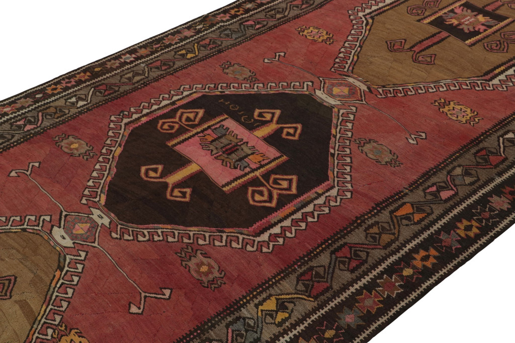 Vintage Afghani tribal Kilim rug