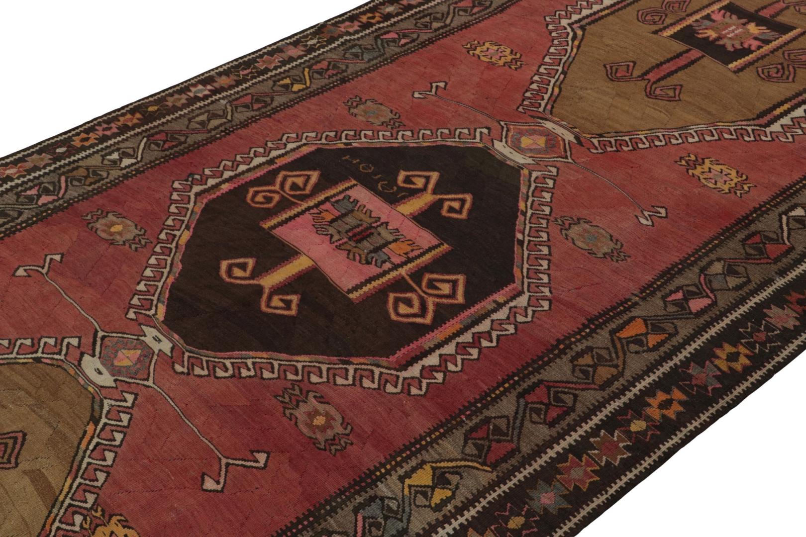 Vintage Afghani tribal Kilim rug
