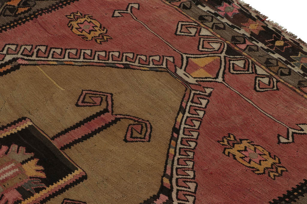 Vintage Afghani tribal Kilim rug