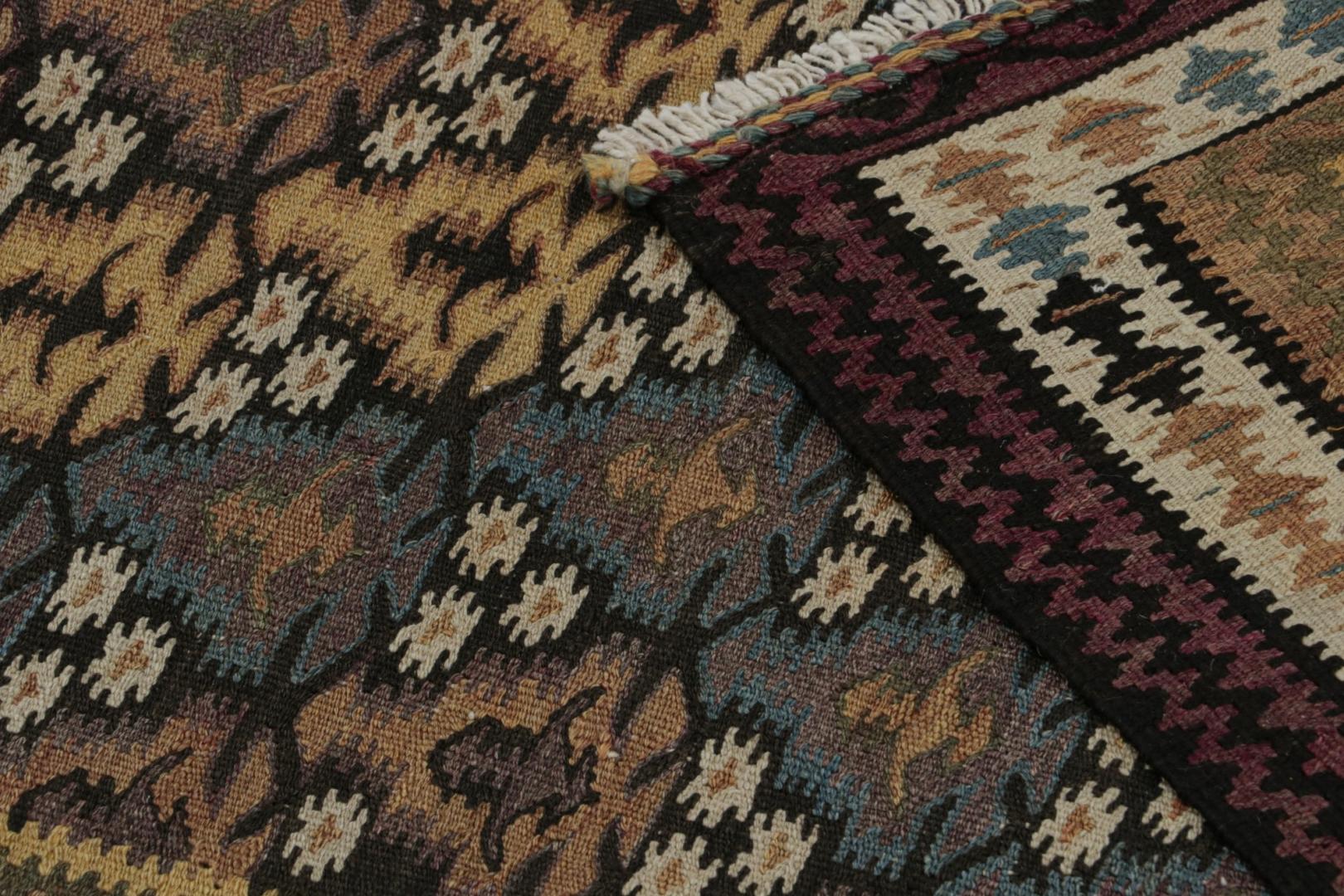Vintage Tribal Kilim with Geometric Patterns