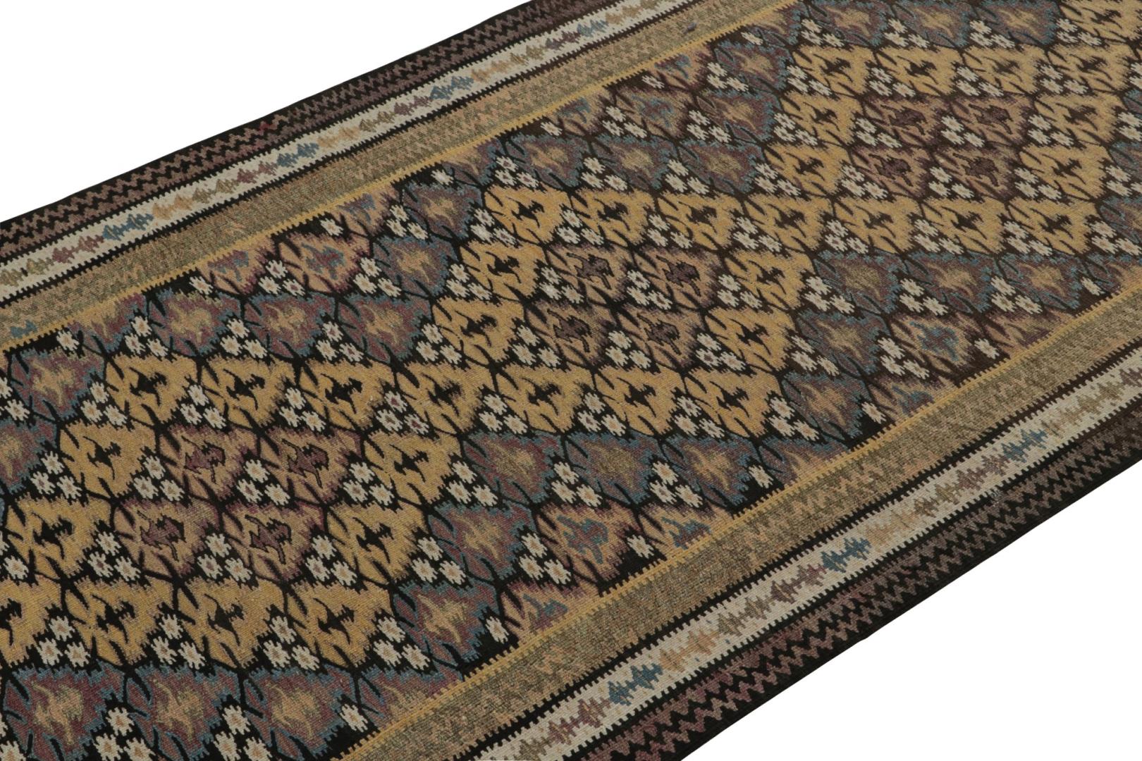 Vintage Persian extra-long runner rug