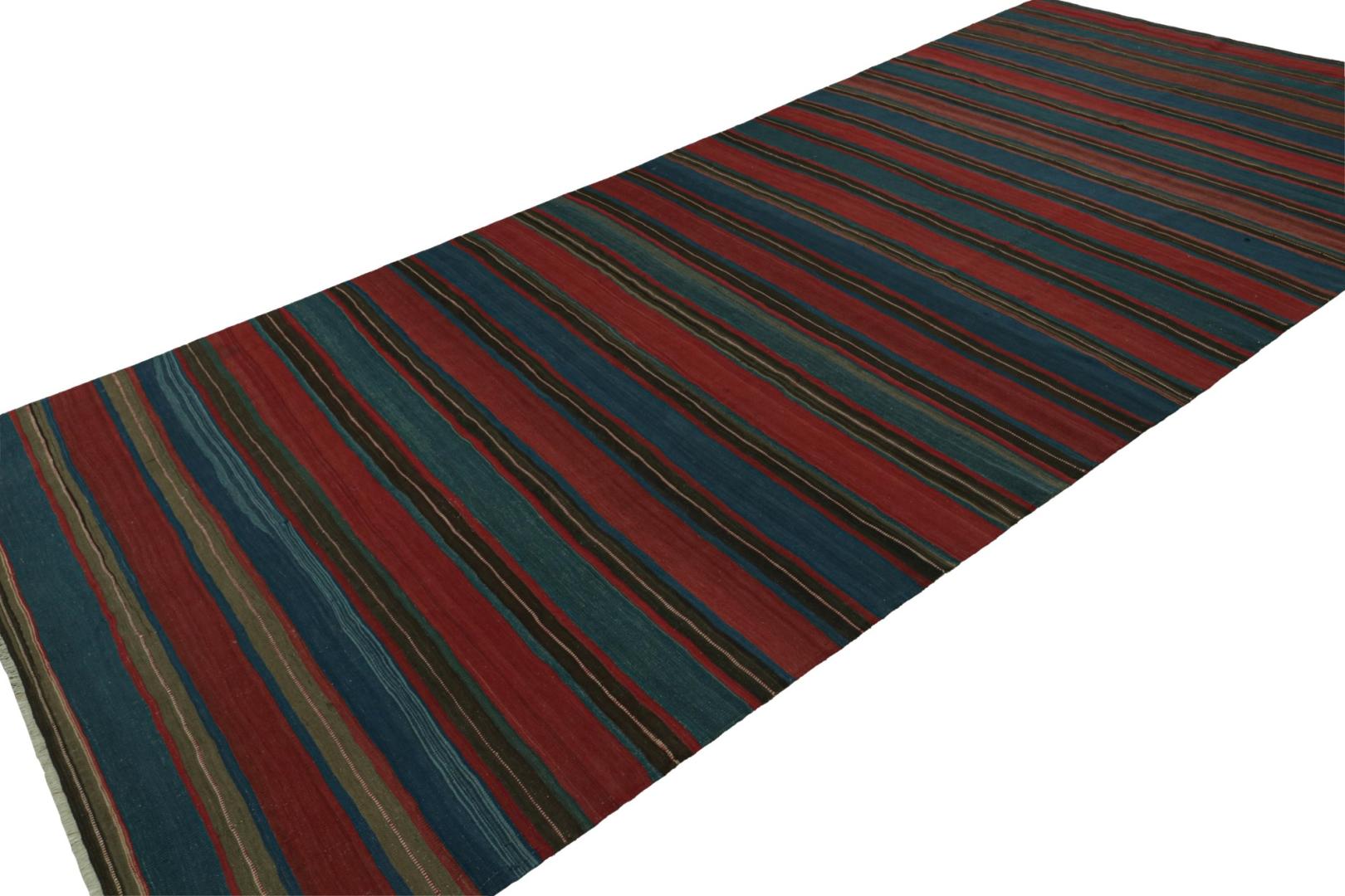 Vintage Afghan Tribal Kilim Gallery Runner rug