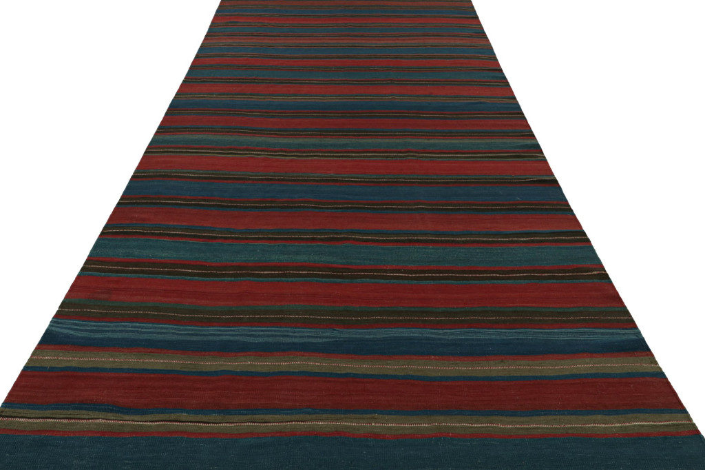 Vintage Afghan Tribal Kilim Gallery Runner rug