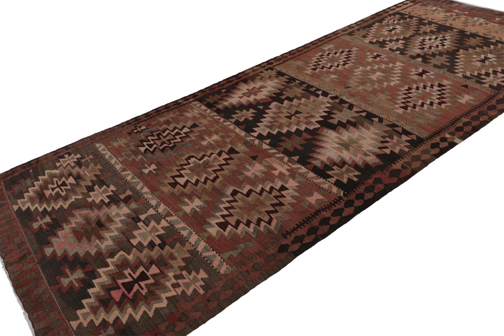 Vintage Afghan Kilim and Gallery Runner Rug