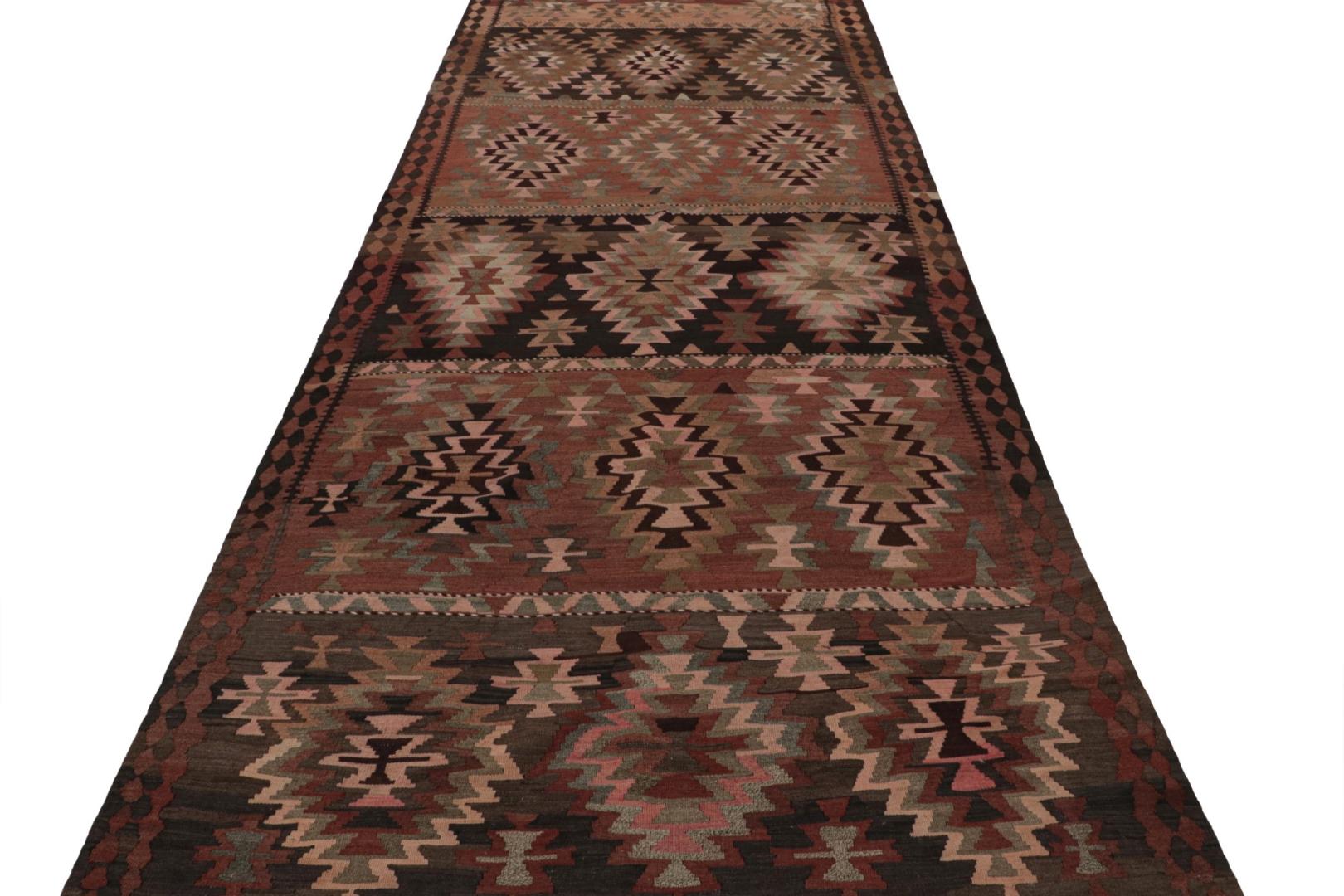 Vintage Afghan Kilim and Gallery Runner Rug