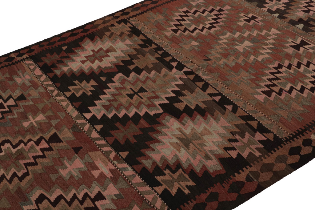 Vintage Afghan Kilim and Gallery Runner Rug