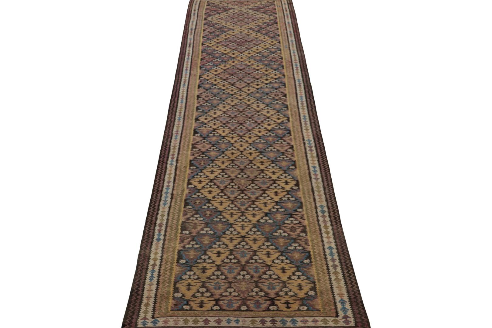 Vintage Persian extra-long runner rug
