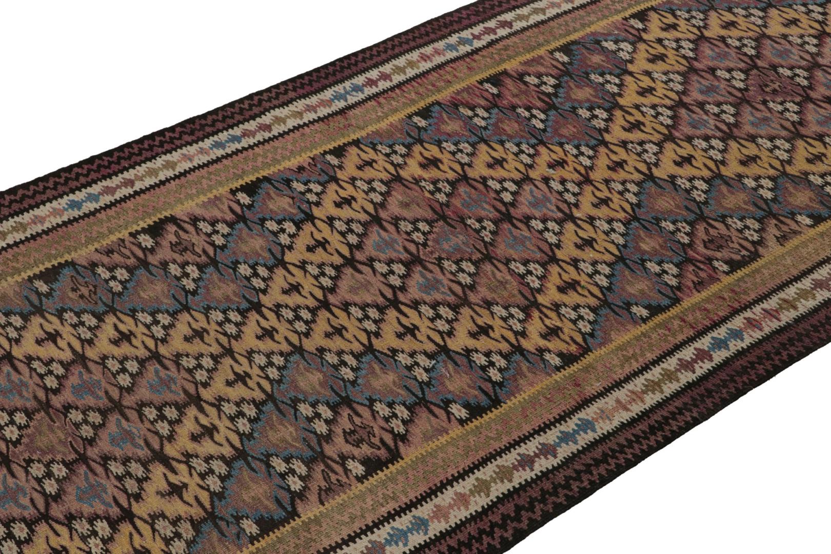 Vintage Persian extra-long runner rug