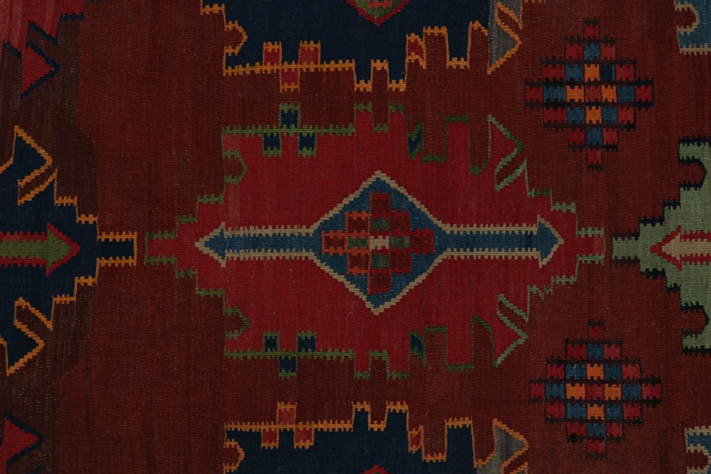 Vintage Afghan Tribal Kilim rug