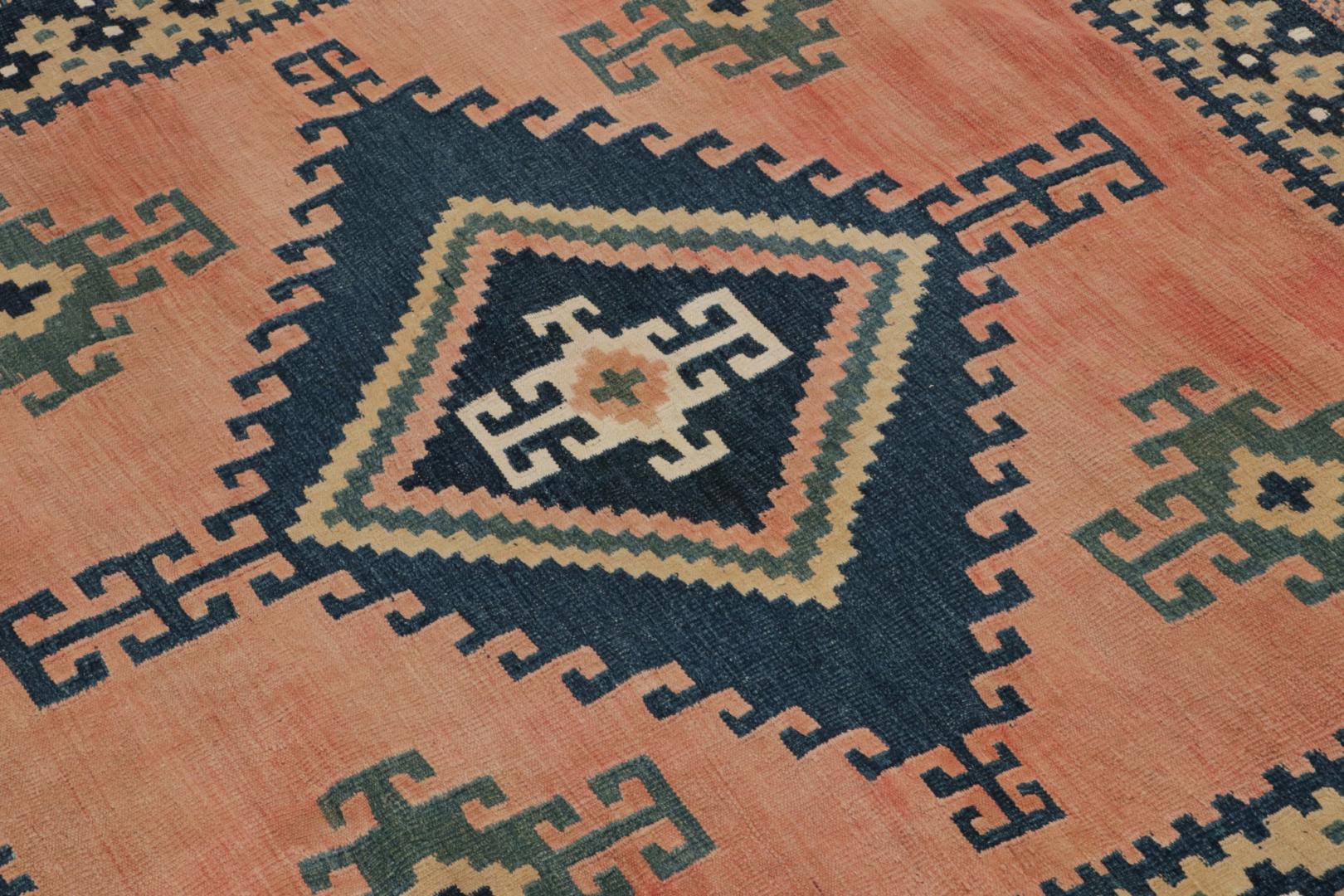 Vintage Persian Sofreh Kilim and Square Rug